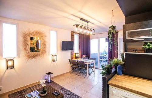 Superbe appartement - Terrasse-clim-2 chambres - Foto 11