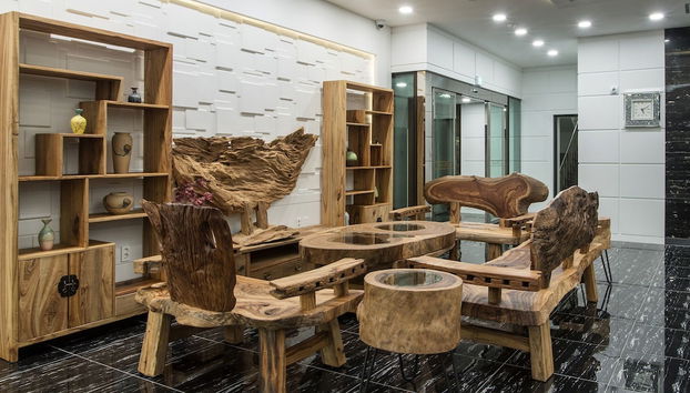 Sala de estar do lobby