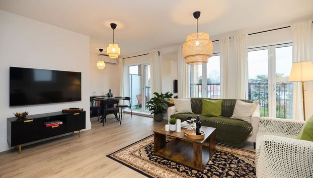 The Wembley Park Arms - Modern 2bdr Flat With Parking Balcony - Foto 3, Habitación