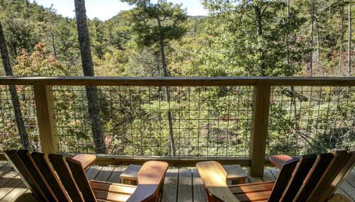 Secluded Tree Tent with Outdoor Soaking Tub & Pizza Oven Near Blue Ridge Waterfalls, Zirconia, North Carolina - Foto 5