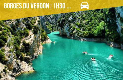 Villa Sainte Roseline -AC, Provençal Garden and BBQ - Foto 36