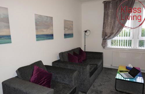 One Bedroom Apartment by Klass Living Serviced Accommodation Blantyre - Welsh Drive Apartment with Wifi - Photo 30