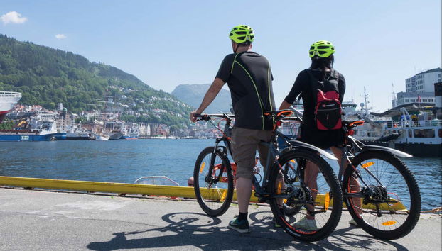 Esploreremo Bergen in bicicletta