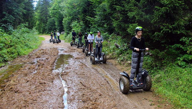 Recorreremos con los segways diferentes caminos
