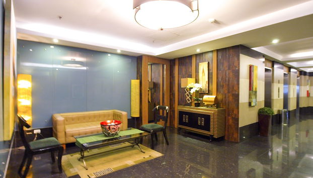 Sitzecke in der Lobby