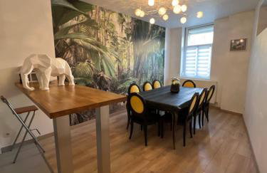 Idéal groupe tarif long séjour maison 4chambres 8lits 2salles de bain 3wc terrasse stationnement gratuit - Foto 3