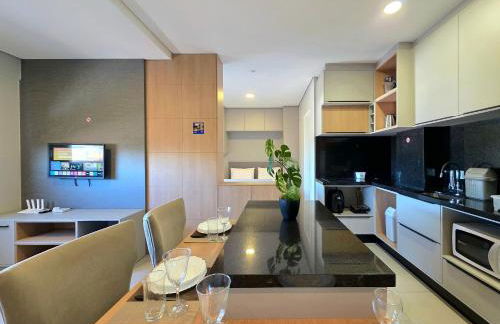 Flat novo e moderno, 4 pessoas ao lado do Paraguai - Foto 37