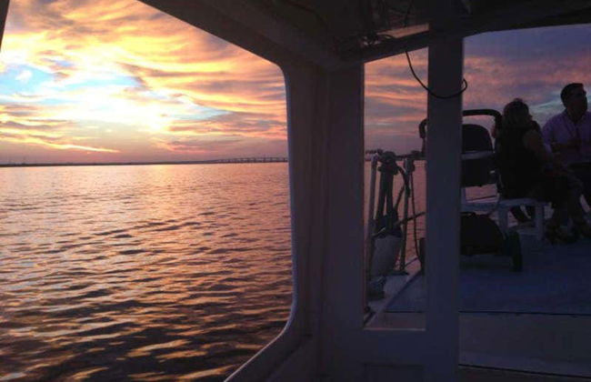 Balade en bateau sur l'estuaire de Huelva au coucher du soleil - Photo 4