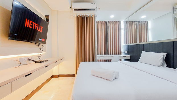 Homey And Minimalist Studio Apartment B Residence - Foto 5, Habitación