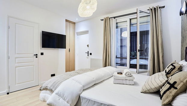 Superb New Studio in the Center of Paris/opera - Foto 5, Habitación