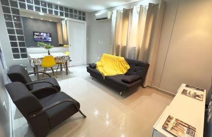 Santos - Gonzaga - Apartamento completo 1 quadra da praia - Foto 36