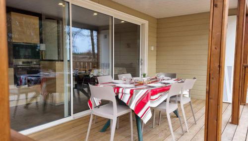 Chalet 19 Cosy bord de Lac, dans domaine avec piscine couverte accueil 4 voyageurs LOUMAELOU - Foto 2