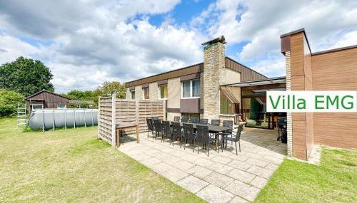 Ferienhaus Villa EMG Saerbeck nah Münster Riesenbeck Osnabrück mit Pool, Sauna, Garten für Familien Gruppen bis 23 Personen - Foto 5, Garden