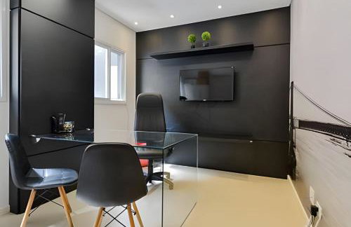 Studio prox shopping Curitiba Wifi, TV a Cabo e ar by UROOMS - Foto 28