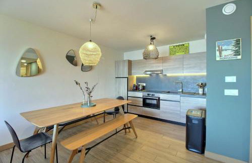 ARC 1600, LE RIDGE, Appartement 08 personnes Vue Montagne - ski aux pieds - Sauna, Hammam, Piscine - Foto 14