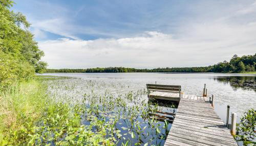 Pier and Lake-View Patio Wisconsin Northwoods Cabin - Foto 2
