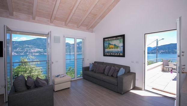 Paradiso di Menaggio Penthouse - Foto 3, Habitación