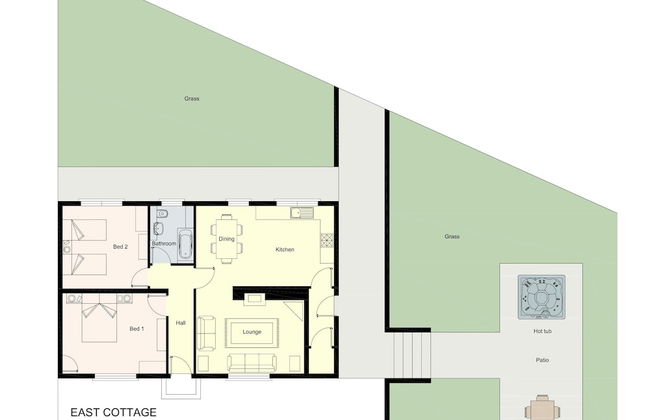 East Cottage, Parbroath Farm Near Cupar in Fife - Foto 12