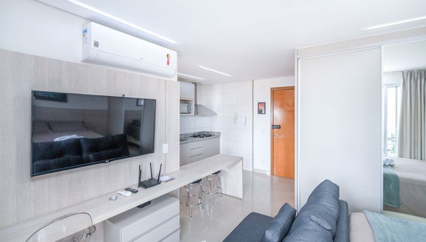 Charmosos Flats no Setor Bueno TXP - Foto 5, Habitación