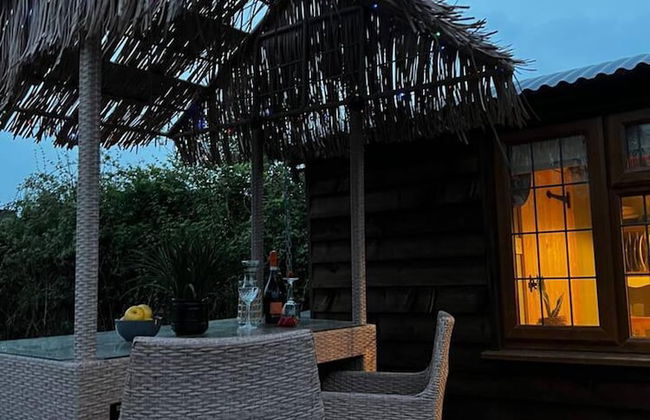 Cute and Cosy Shepard hut With Wood Fuel hot tub - Foto 50