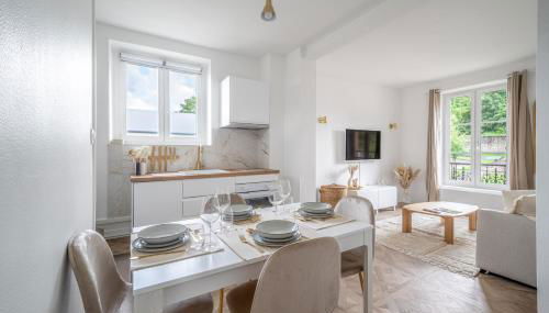 La Versaillaise Bucolique - Stationnement privatif - Proche Gare Chantiers - Foto 5, stove, dishwasher