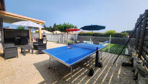 En Ardèche, maison de vacances l'Odyssée climatisée avec sa piscine privée et chauffée - Foto 3