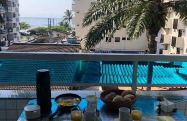 Apartamento área nobre da praia grande, vista para o mar, 3 suítes - Foto 9