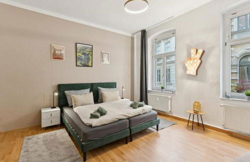 Larooms Halle - Apartment KU11 - 2 Schlafzimmer - 4 Betten - Waschmaschine & Trockner - Foto 10