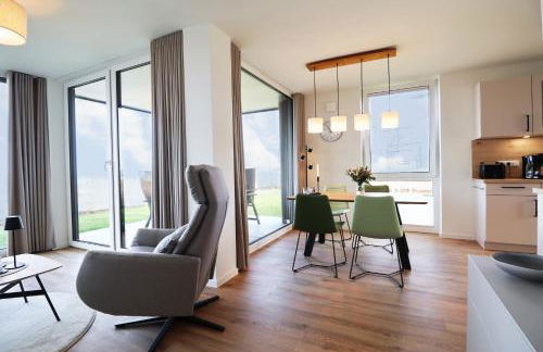 BeltBlick 8 - Moderne Ferienwohnung mit unverbauten Meerblick & Sauna! - Foto 9