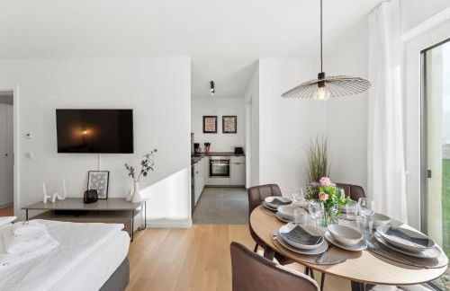 kitchenroombed - Top City-Lage I nahe Hbf I Aufzug I Tiefgarage I Terrasse I Business - Travel - Family - Foto 8