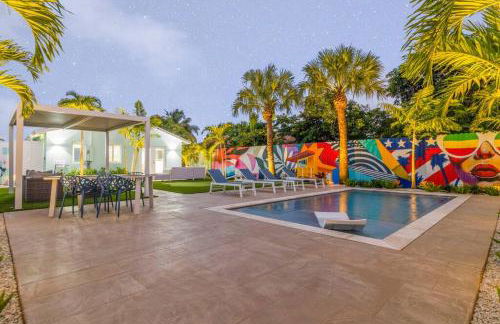 Exclusive Oasis, Exotic Pool & Miami Inspired Art - Foto 12