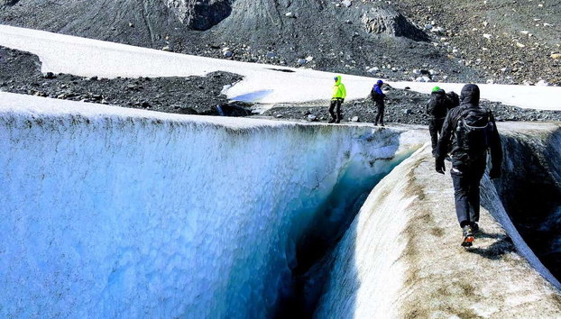 Trekking por los glaciares del Parque Nacional de los Fiordos de Kenai - Foto 5, Caminando con cuidado