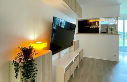 T3 super cosy, parking sécurisé gratuit , grande terrasse balcon , ascenseur - Photo 2