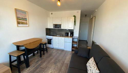 Studio 2 personnes superbe vue mer à 50m de la plage du Fort Bloqué - JULIAN - Foto 5, stove, pet friendly, minibar