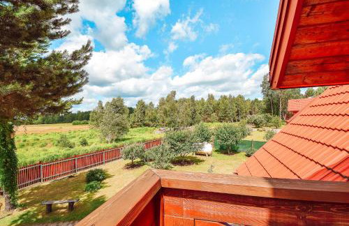 Leśny Zakątek balia kąpielowa ognisko sauna basen rowery w cenie pobytu Realizujemy Podlaski bon turystyczny - Foto 19