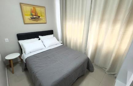 Santos - Gonzaga - Apartamento completo 1 quadra da praia - Foto 5