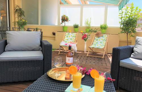 Appartement Cosy Calme Central-Terrasse Proche Palais - Foto 5