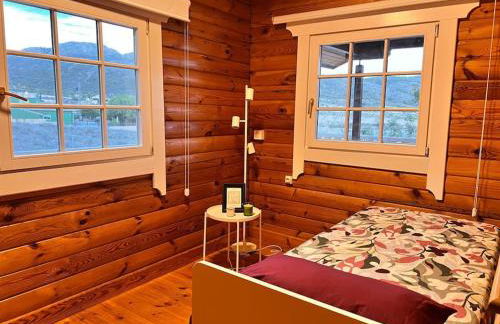 La casica de madera con Jacuzzi exterior y barbacoa - Foto 13