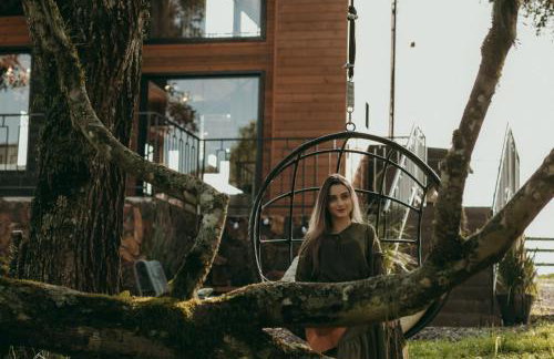 CABANA HORSES LA CONTEMPORANEA- vista ponto turístico Pedra Morro do Campestre -Asfalto até a Cabana - Photo 27