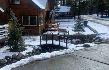 Spacious cozy chalet huge deck over seasonal creek - Foto 35