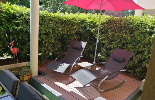 Romantisme et glamour 2 avec spa , clim et jardin - Foto 22