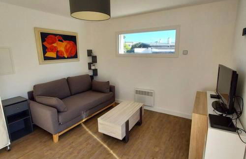 Studio avec terrasse et jardin à 100 m de la plage de Fort Bloqué - Foto 6