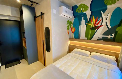 Studio 509 - Lindo studio ao lado do metro e shopping com Alexa - Foto 5