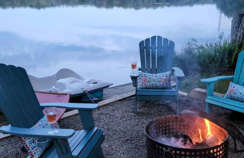 Lakefront Hot Tub Canoes Game Room Wood FP - Foto 61