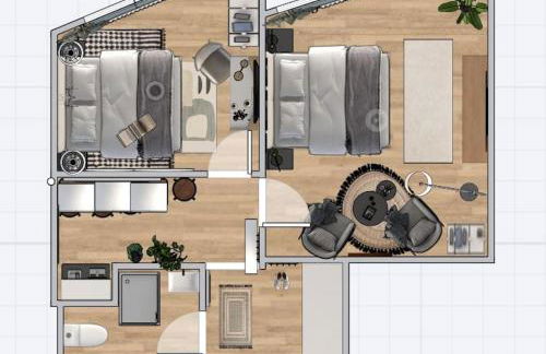 Modernes City Apartment - Foto 43