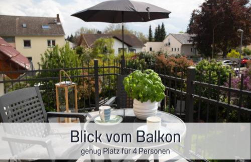 Dahem-Apartments - ruhig Parkplatz Rhein Main Gebiet gut erreichbar - 3 Apartments - barrierefrei mit Garten und Hund auf Anfrage -- 2 SZ Maisonette mit Balkon, -- 2 SZ mit Balkon - Foto 55