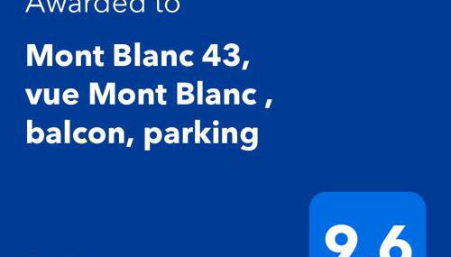 Mont Blanc 43, vue Mont Blanc , balcon, parking - Foto 2