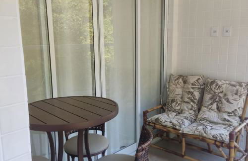 Apartamento novo a 350 m da praia das Toninhas em Ubatuba - 2 dormitórios sendo 1 suite, piscina, varanda gourmet com churrasqueira, ar condicionado, cozinha completa, garagem privativa - Foto 39