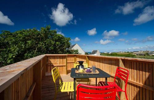 Tipoz'Immo - Ti Marin 500m de la plage et restaurant à pied - linge inclus et lits faits - wifi inclus - grande terrasse plein sud - spacieuse - lumineuse - Foto 11