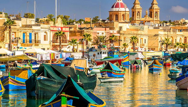 Grotta Azzurra e mercato al villaggio di pescatori di Marsaxlokk - Foto 2